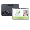 Picture of 3 card cardholder / carrying case rigid plastic with Extraction Levers (horizontal / landscape). 60270276